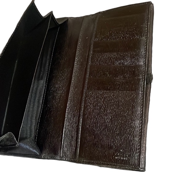 Gucci Limited Edition Horsebit Clasp Black Bifold Long Wallet Host Pick - Picture 7 of 13